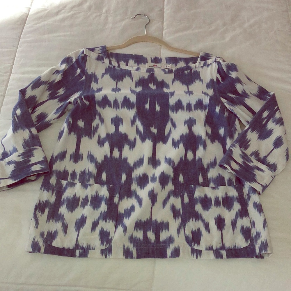 Vineyard Vines Ikat Blouse-xsmall